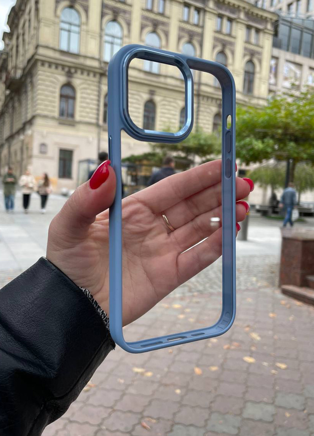 Чехол Crystal Case iPhone 14 Pro Blue No Brand (269255338)