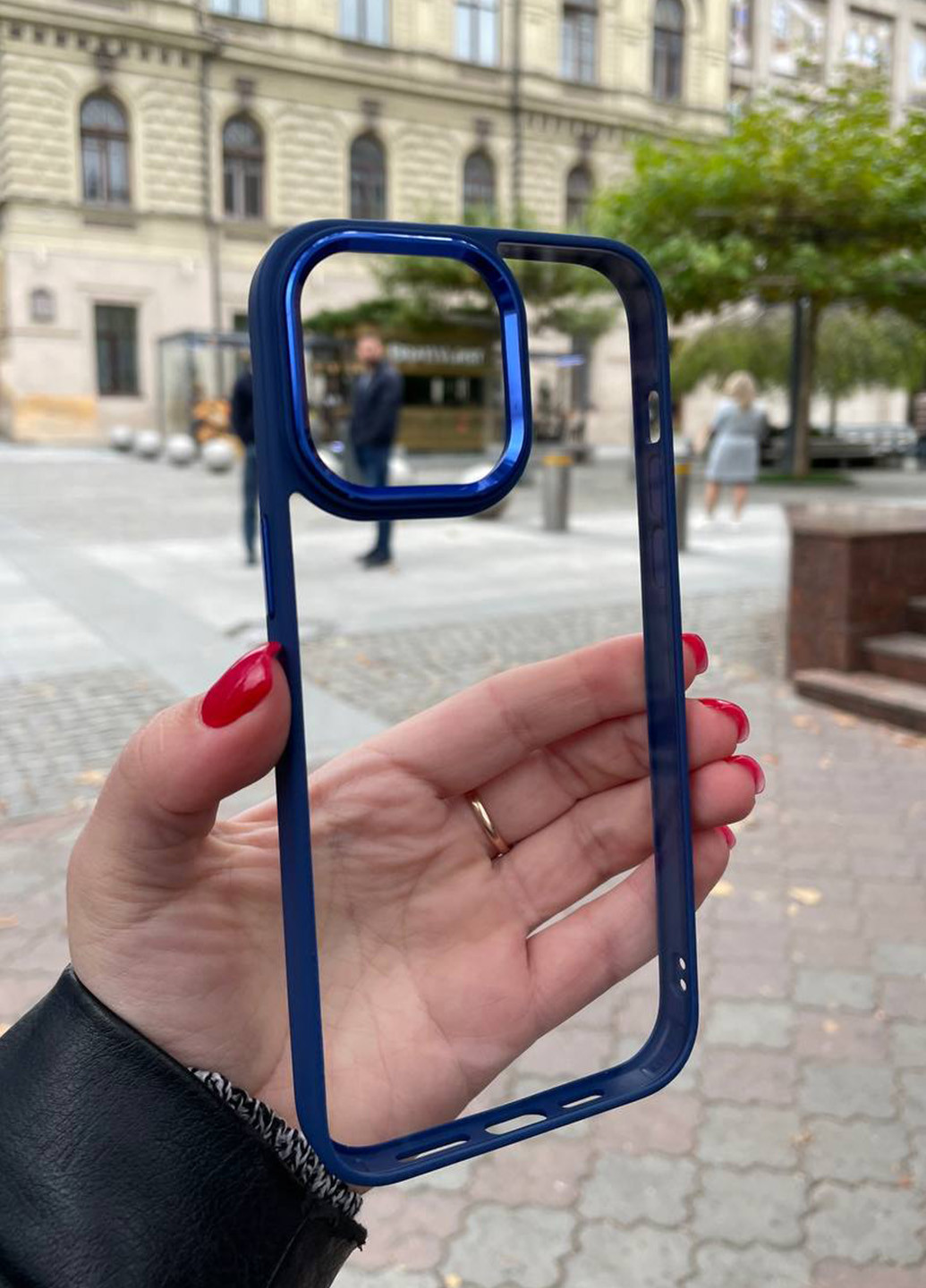 Чехол Crystal Case iPhone 12/12 Pro Midnight Blue No Brand (269255355)