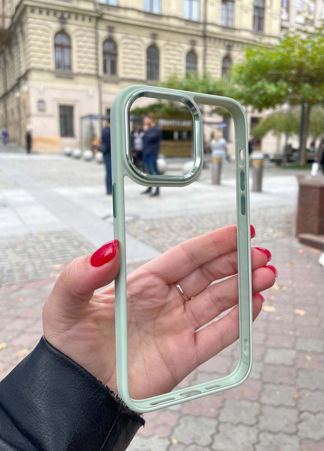 Чохол Crystal Case iPhone 13 Mint No Brand (269255332)