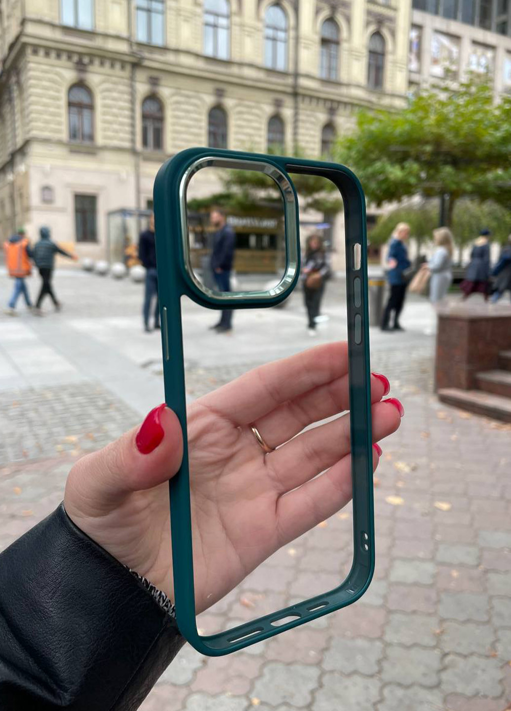 Чехол Crystal Case iPhone 13 Pro Max Green No Brand (269255370)