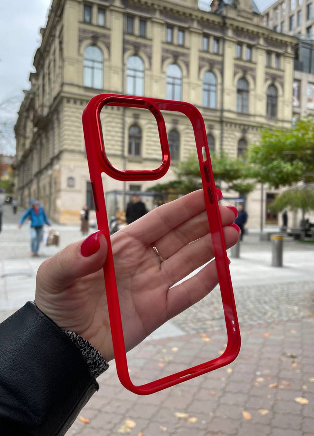 Чехол Crystal Case iPhone 14 Plus Red No Brand (269255327)