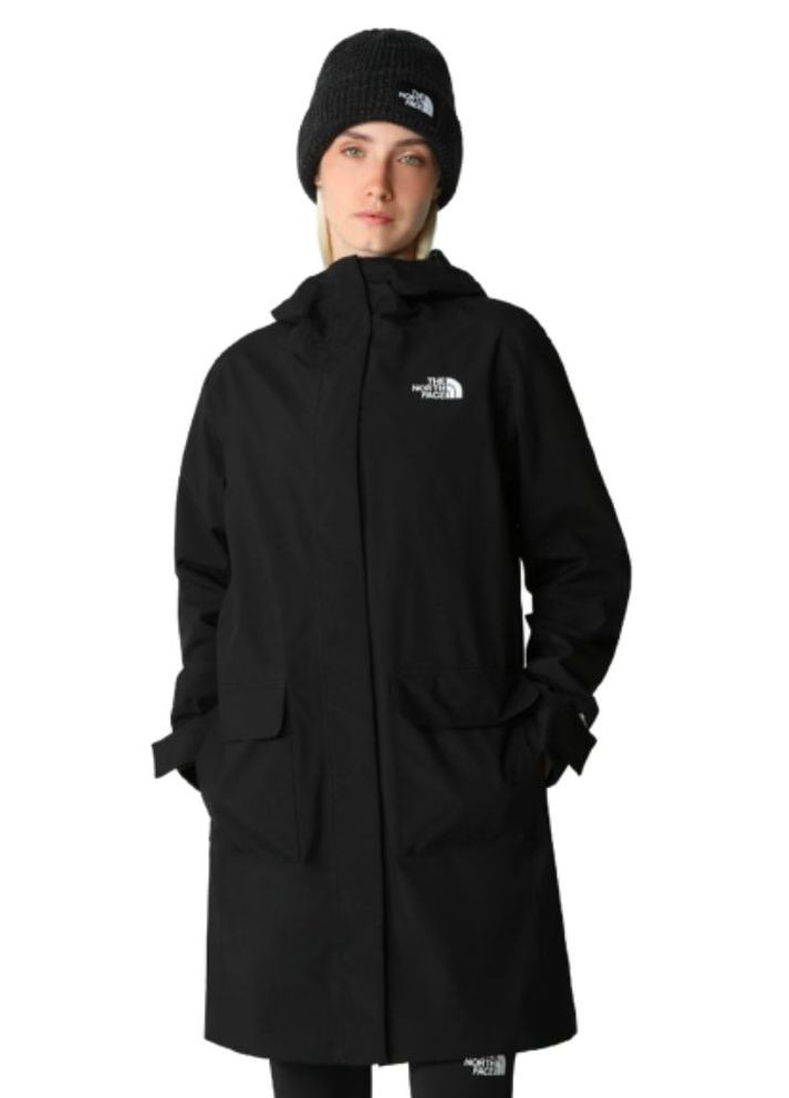 Черная зимняя женская демисезонная куртка nf0a52yljk31 The North Face