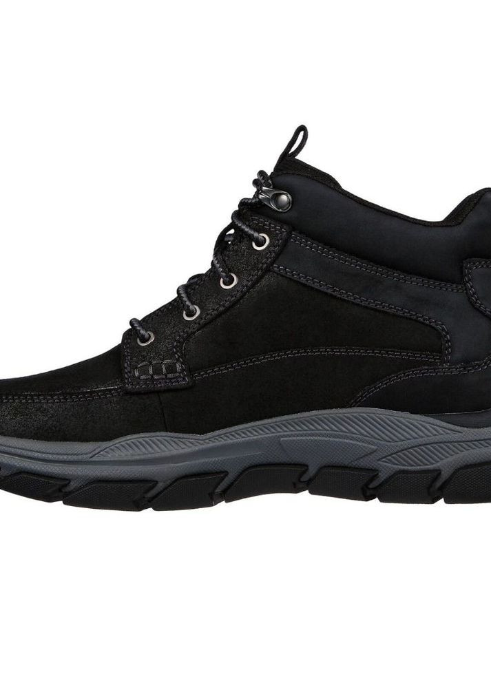 Черные зимние мужские ботинки relaxed fit: respected - boswell 204454 blk Skechers