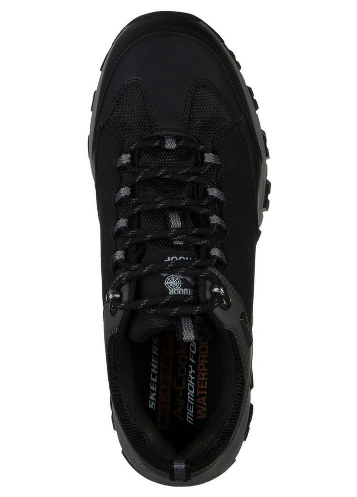 Черные зимние мужские повседневные кроссовки relaxed fit: selmen – helson 66282 blk Skechers