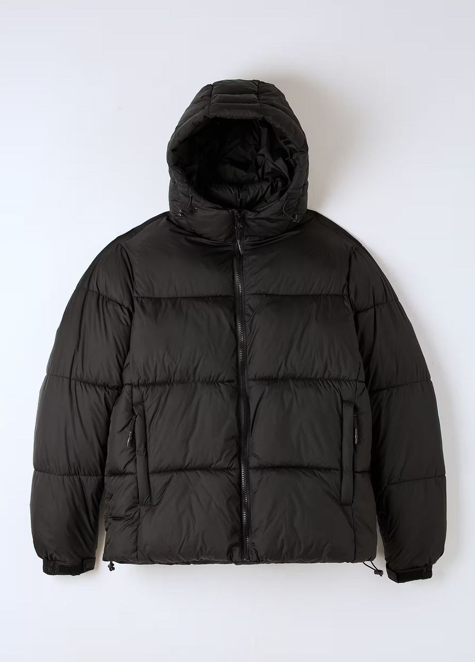 Чорна демісезонна куртка чол Terranova