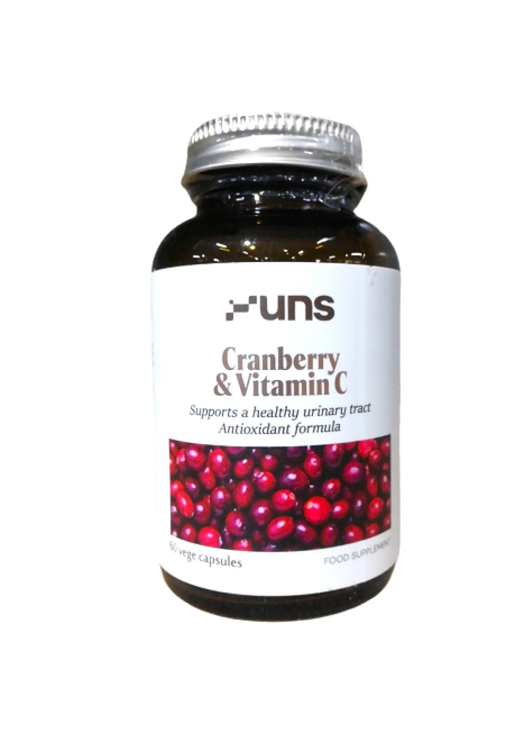 Вітамін С Cranberry Vitamin C - 60 veg caps UNS Vitamins (269117688)
