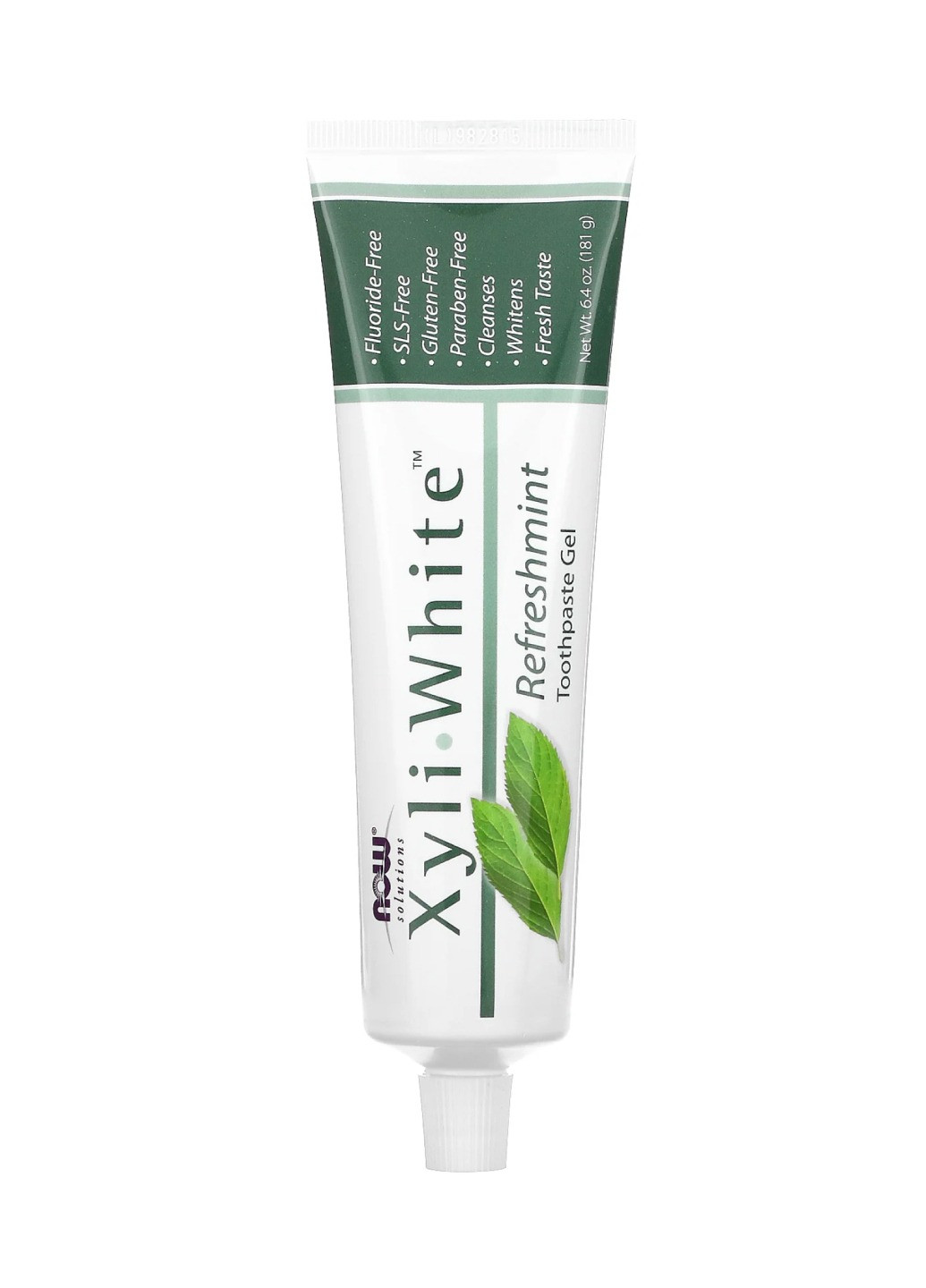 Зубний гель для догляду Xyliwhite Refreshmint Toothpaste Gel - 6.4 oz Now Foods (269117608)