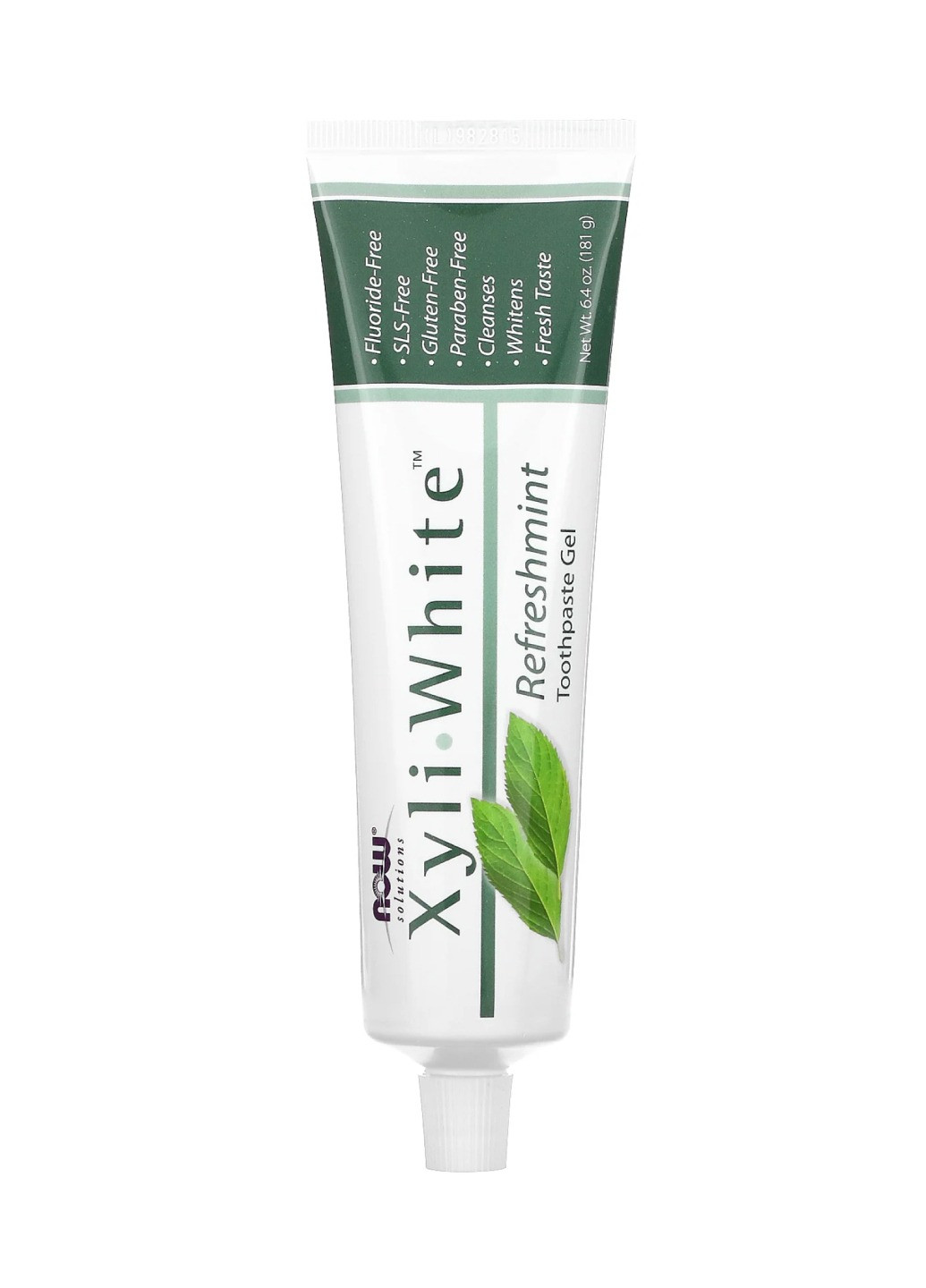Зубна паста у формі гелю, освіжаюча м'ята, 181 г, Xyliwhite Refreshmint Toothpaste Gel - 6.4 oz Now Foods (269117608)
