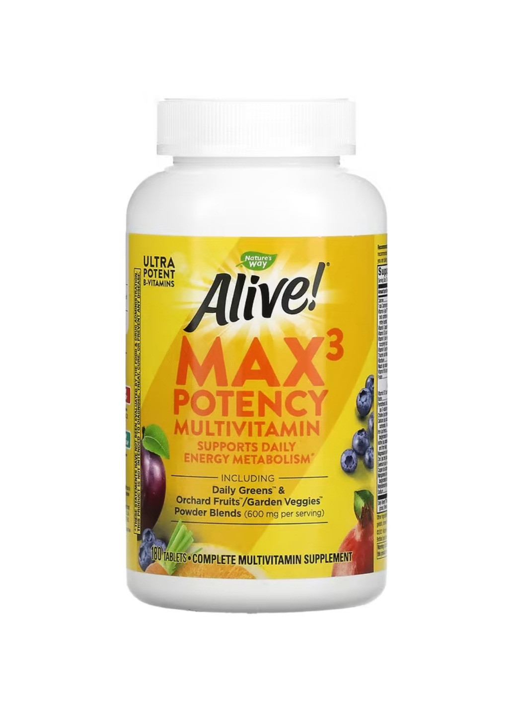 Мультивітаміни з залізом Max3 (With Iron) - 180 tabs Nature's Way (269117597)