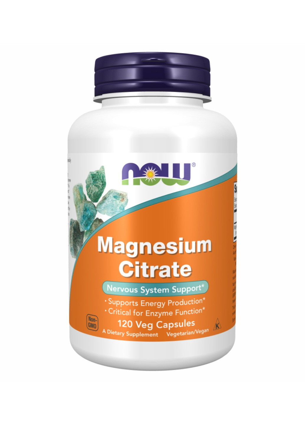 Магний цитрат для нервной системы Magnesium Citrate - 120 caps Now Foods (269117626)
