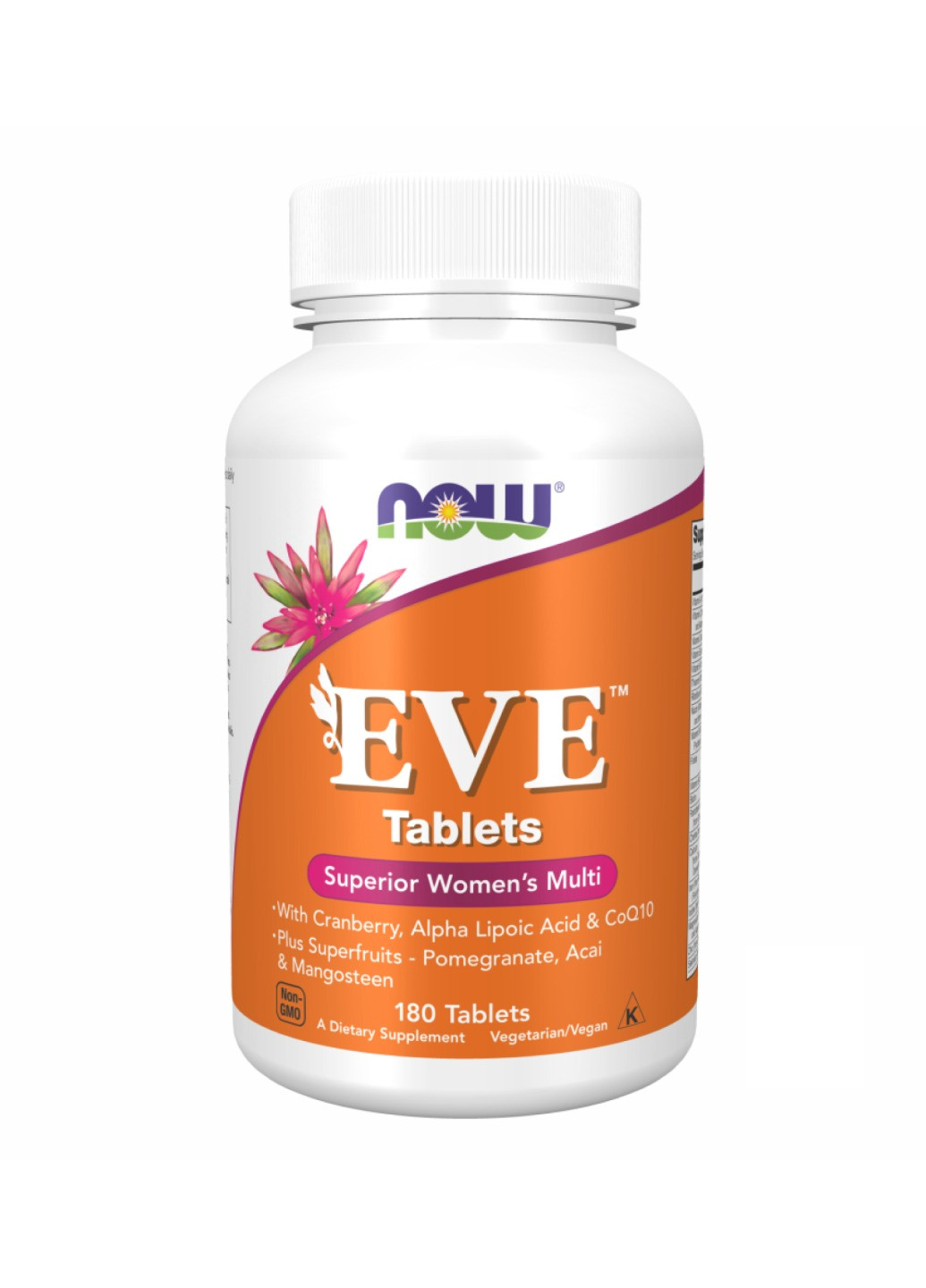 Жіночі мультивітаміни Eve Women's Multi - 180 tabs Now Foods (269117614)