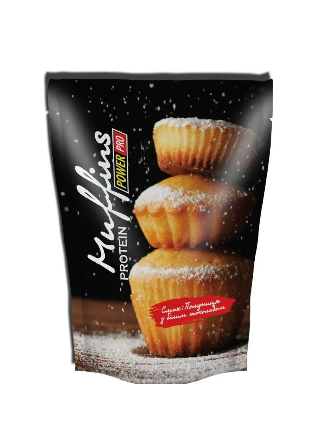 Смесь для протеиновых мафинов Protein Muffins - 600g Strawberry White Chocolate Power Pro (269117643)