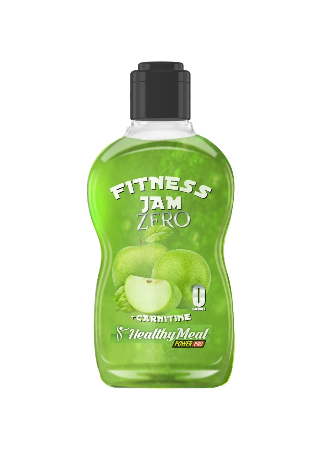 Джем дієтичний без цукру Fitnes Jam Sugar Free + L Carnitine - 200g Green Apple Power Pro (269117641)