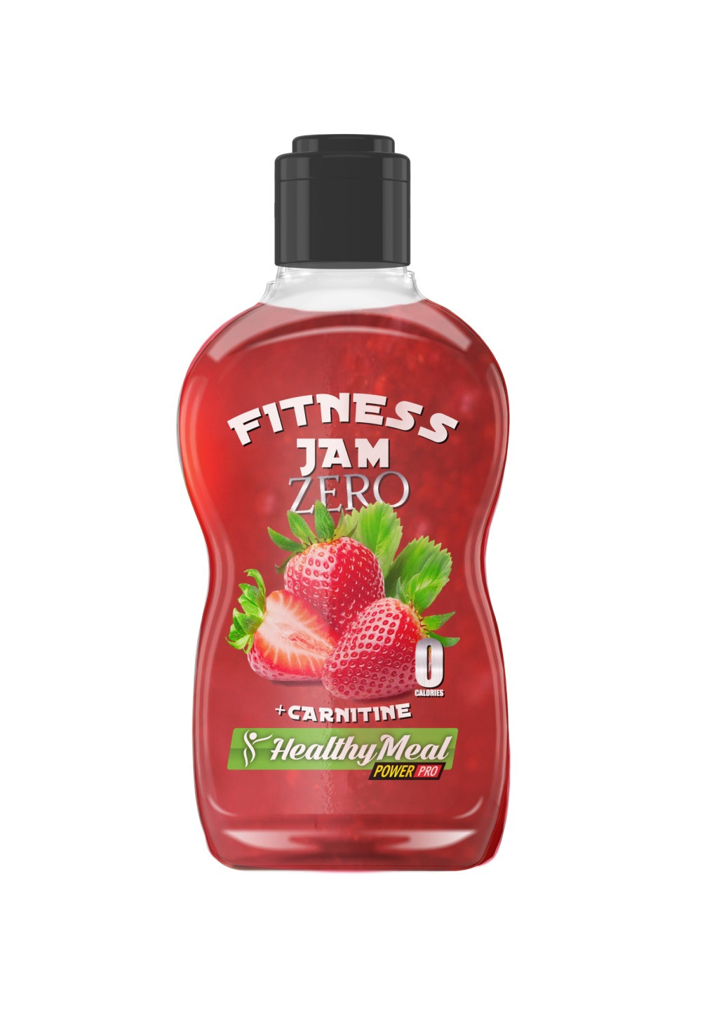 Джем диетический без сахара Fitnes Jam Sugar Free + L Carnitine - 200g Strawberry Power Pro (269117642)