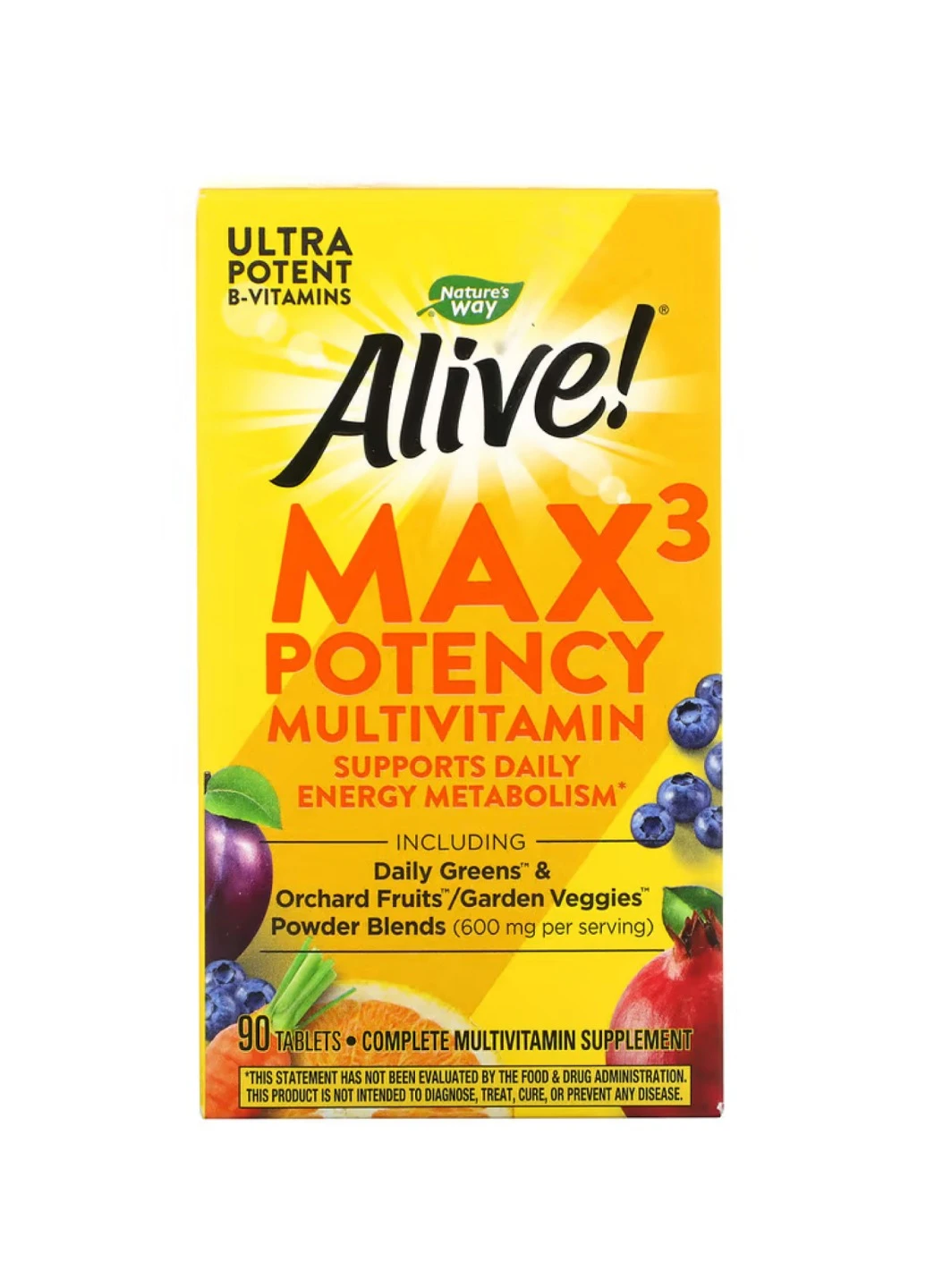 Комплекс В з залізом Max3 (With Iron) - 90 tabs Nature's Way (269117599)