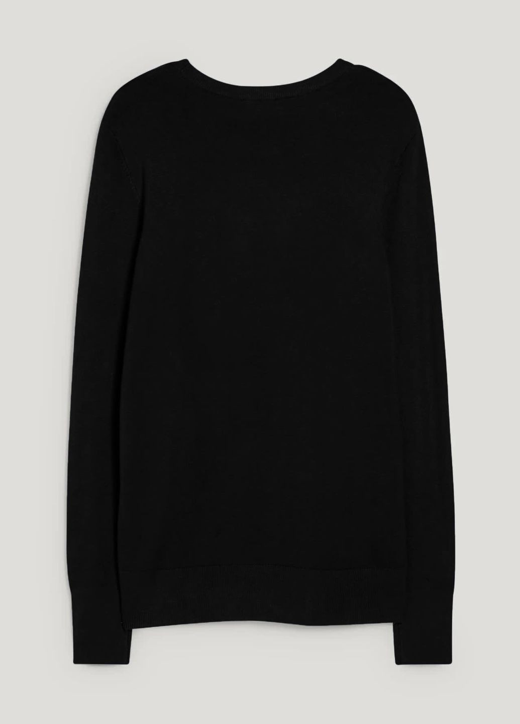 Чорний демісезонний светр з віскози C&A