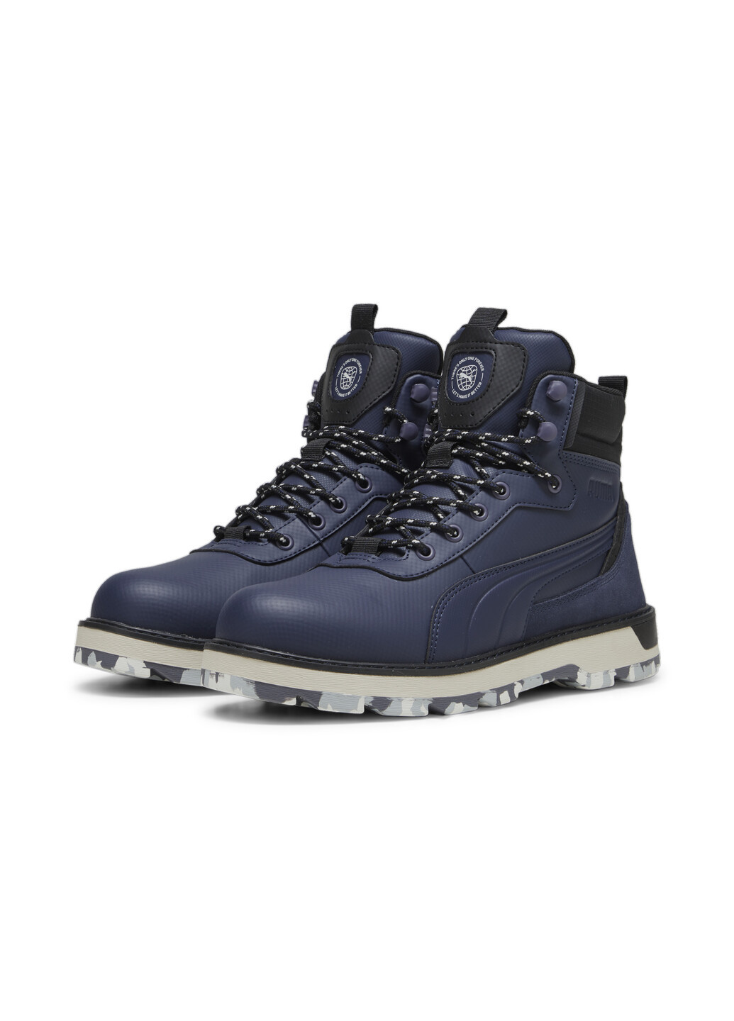 Синие зимние ботинки desierto v3 better boots Puma