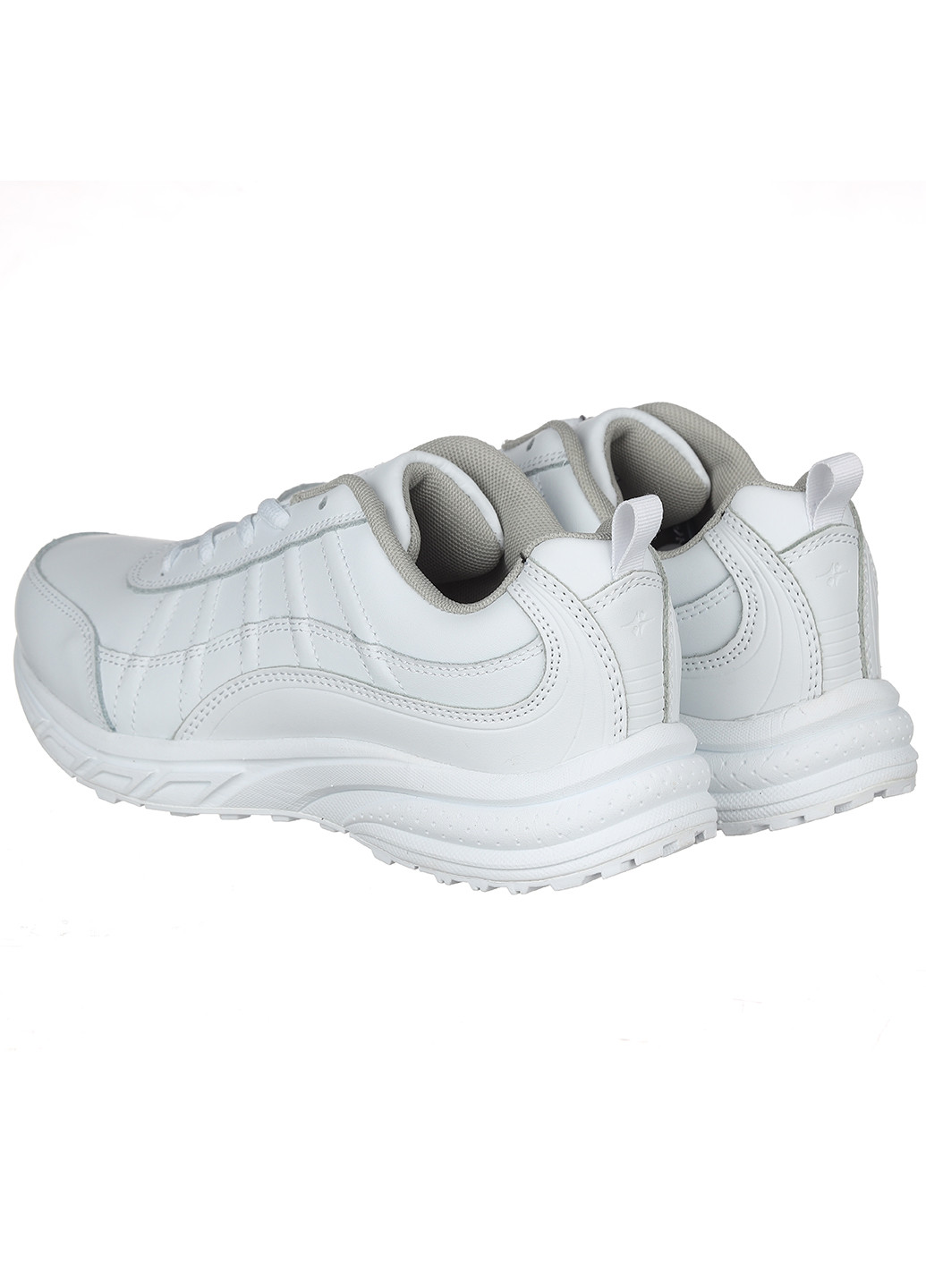 Белые демисезонные женские кожаные кроссовки 739a-2 Bona