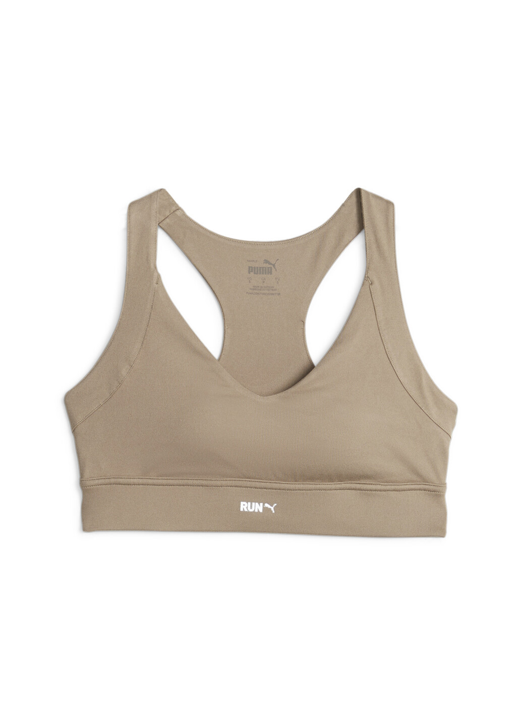 Бежевий бра w run women’s high support bra Puma поліестер, еластан