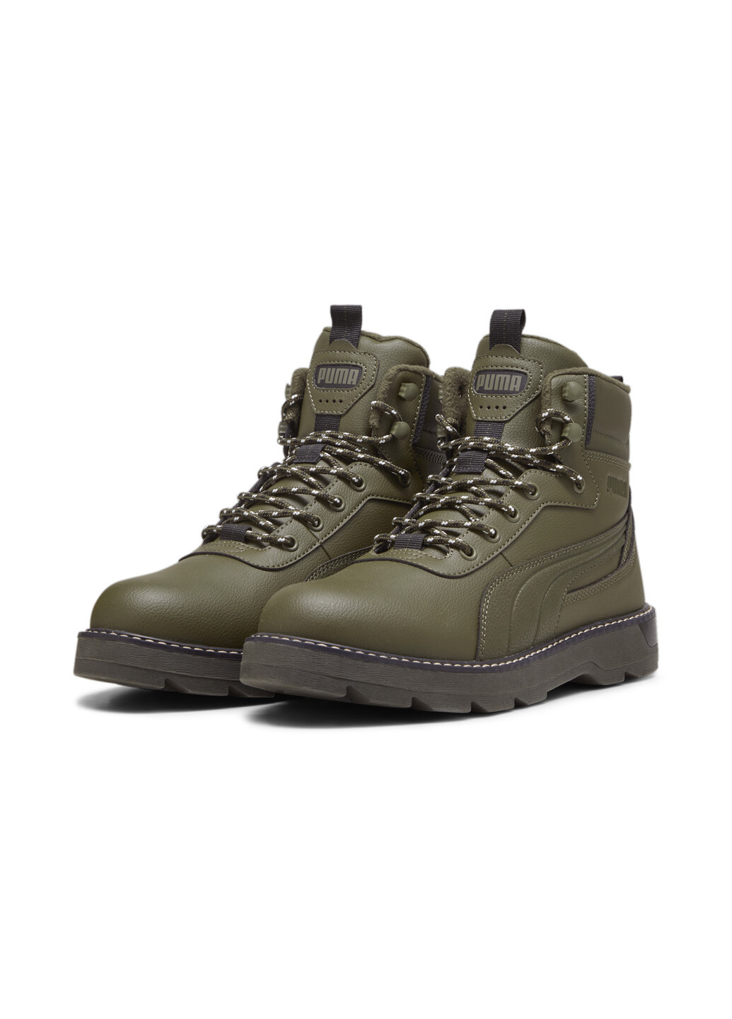 Зеленые зимние ботинки desierto v3 boots Puma