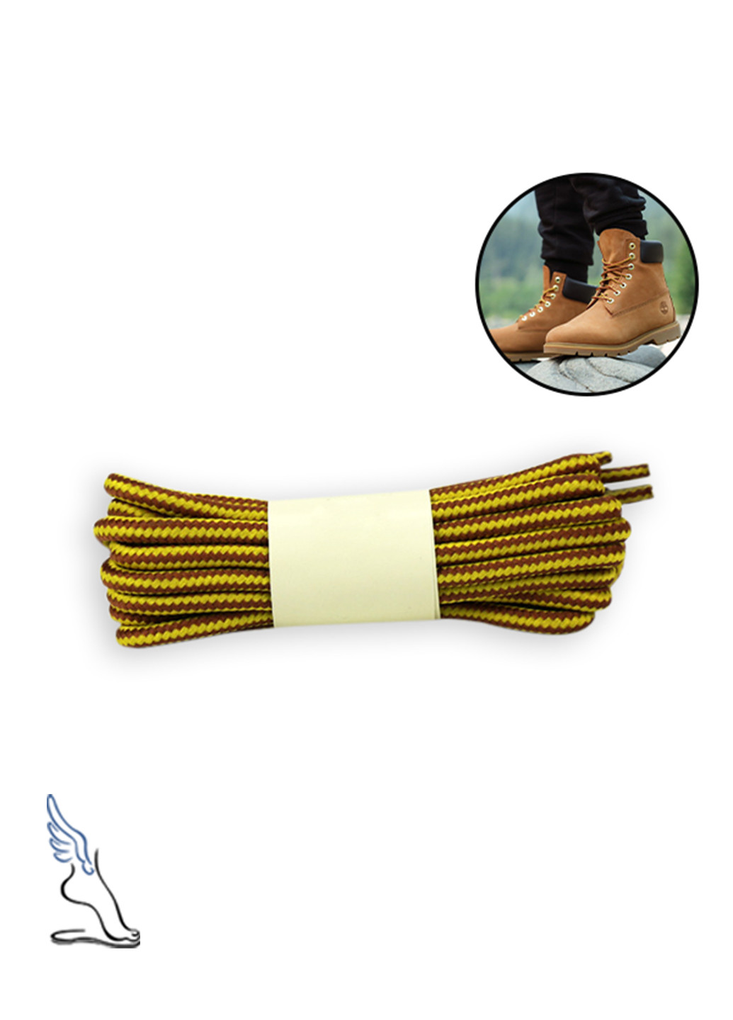 Круглі плетені шнурки для взуття, 150см No Brand (269130627)