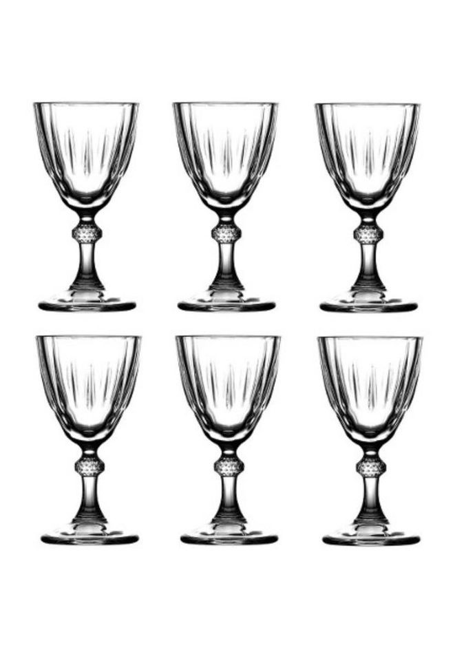 Набор бокалов для вина Diamond PS-44767-6 245 мл 6 шт Pasabahce (269136605)