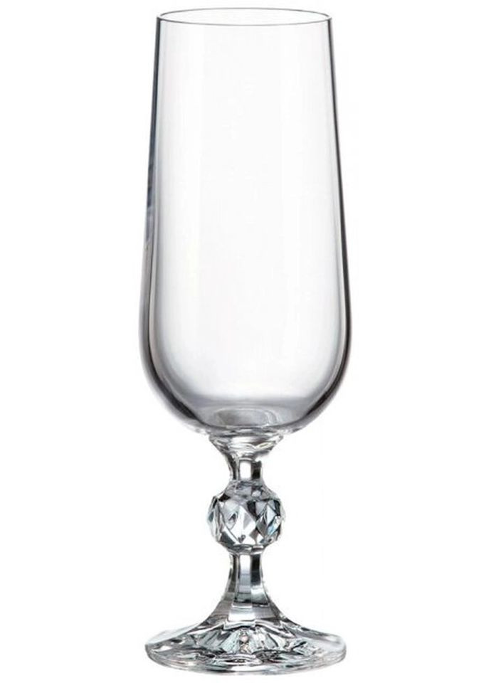 Набір келихів для шампанського Claudia Sterna CL180 180 мл 6 шт Bohemia (269136652)