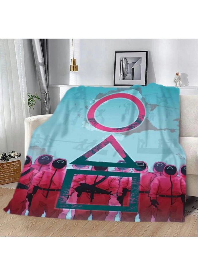 Плед 3D Гра в кальмара №3 20222467_A 12312 160х200 см Fashion (269135952)