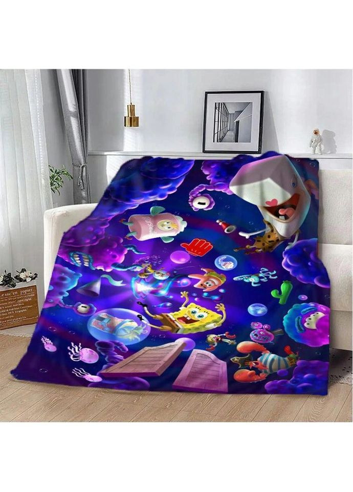 Плед 3D Губка Боб 2896_A 13259 160х200 см Fashion (269137317)