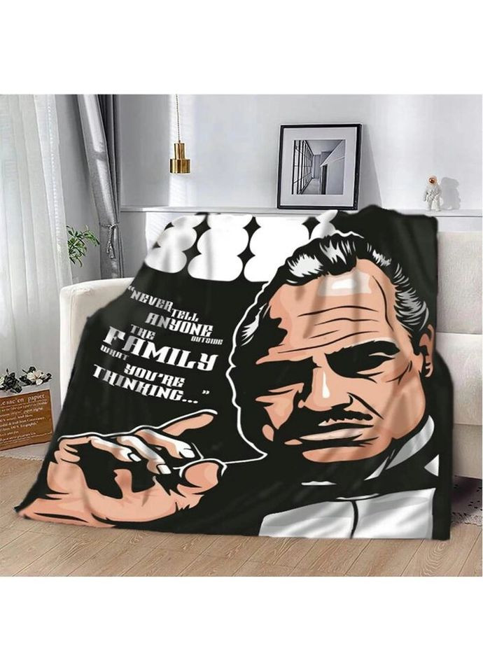 Плед 3D Крестный отец 1972 20222436_A 12219 160х200 см Fashion (269136266)