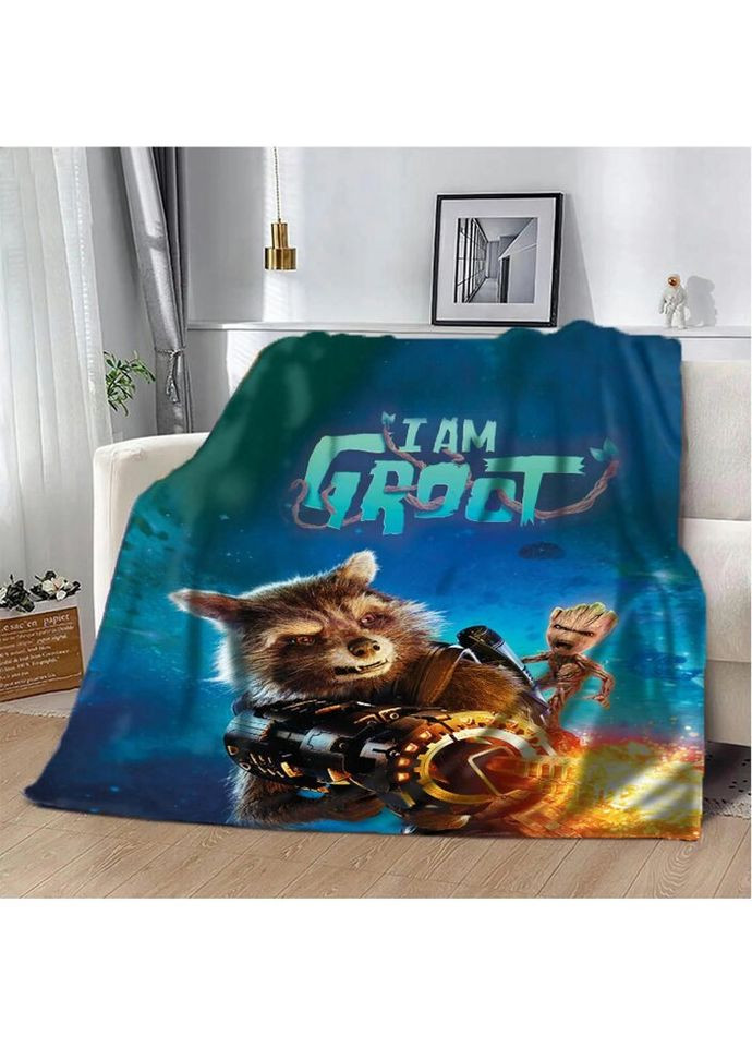 Плед 3D Марвел i am Groot 20222327_A 10600 160х200 см Fashion (269137263)