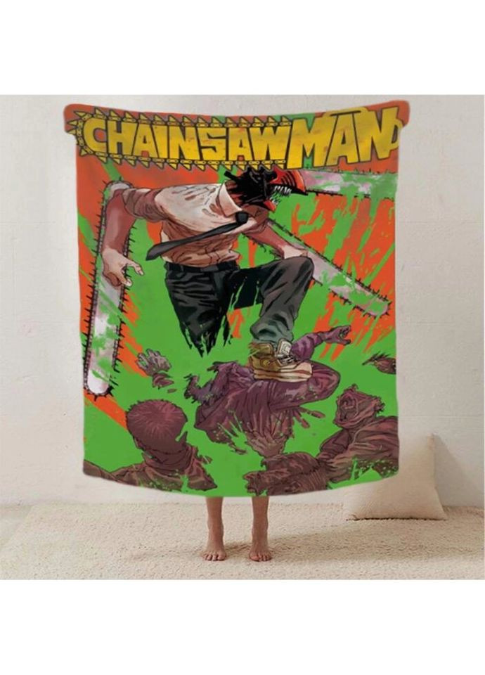 Плед 3D Людина бензопила 20222497_A 12396 160х200 см Fashion (269136149)