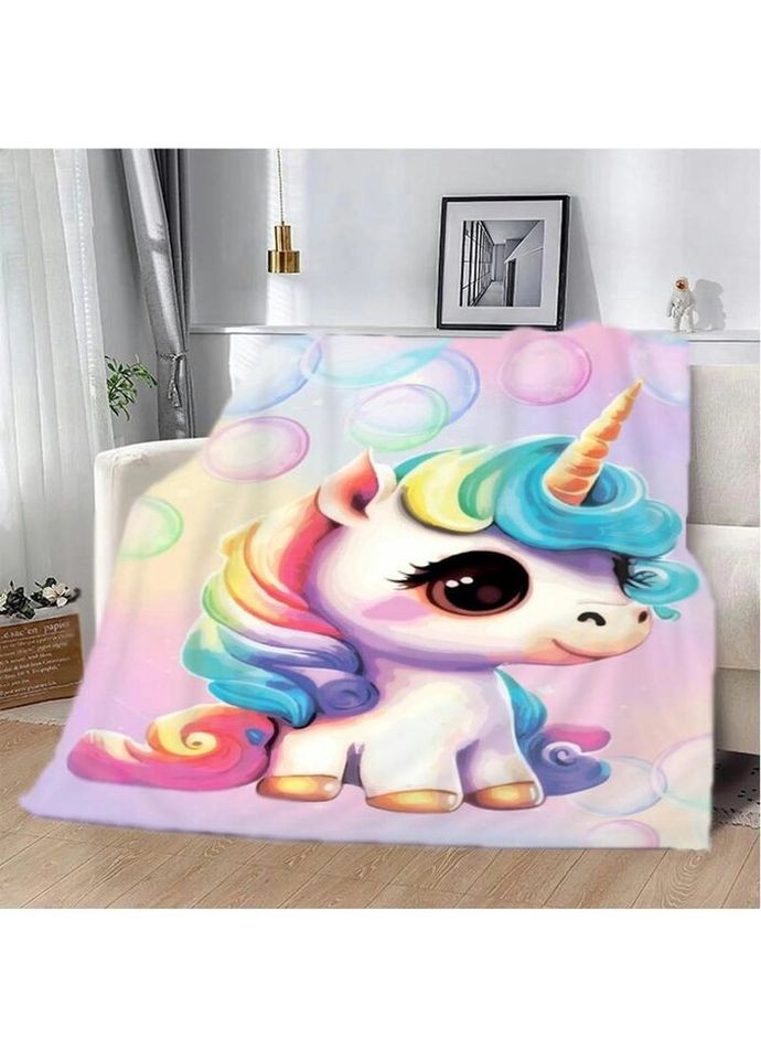 Плед 3D Казковий единоріг 2769_A 12901 160х200 см Fashion (269136171)