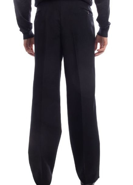 Черные классические демисезонные зауженные брюки Pierre Cardin