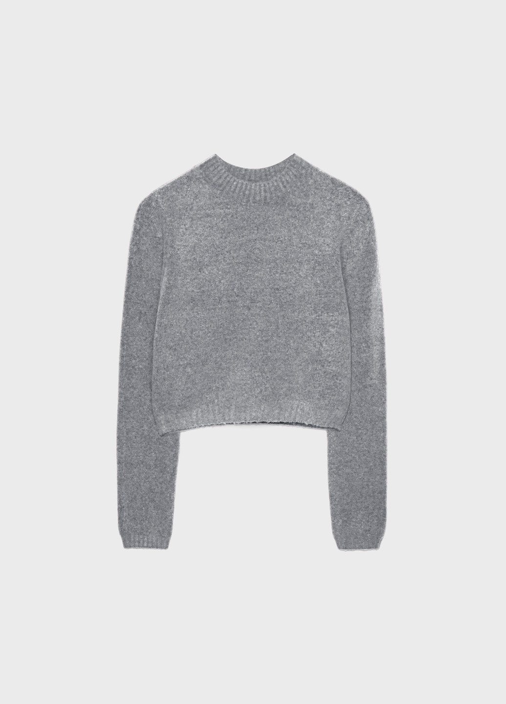 Сірий демісезонний светр Stradivarius