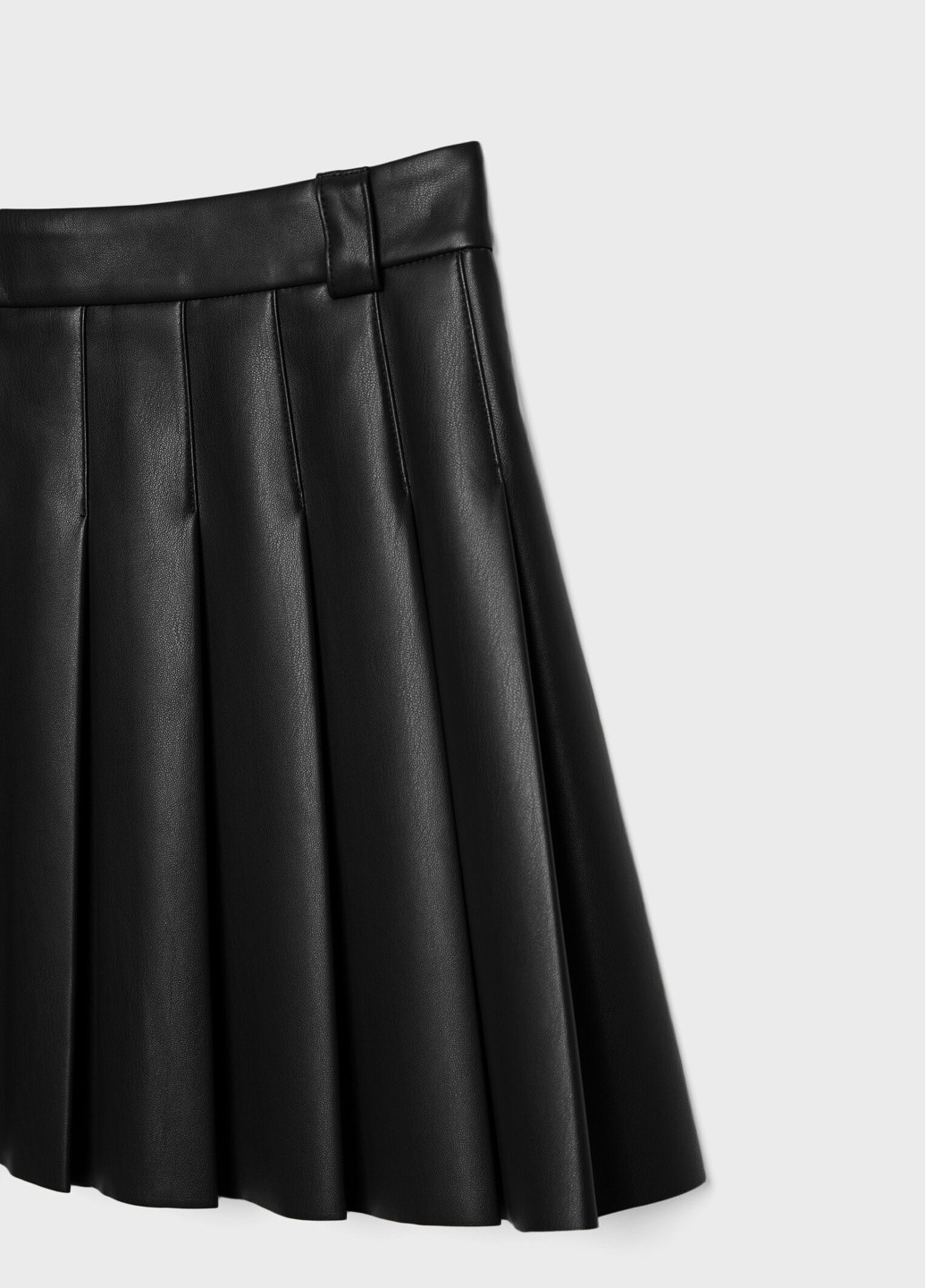 Черная праздничный однотонная юбка Stradivarius