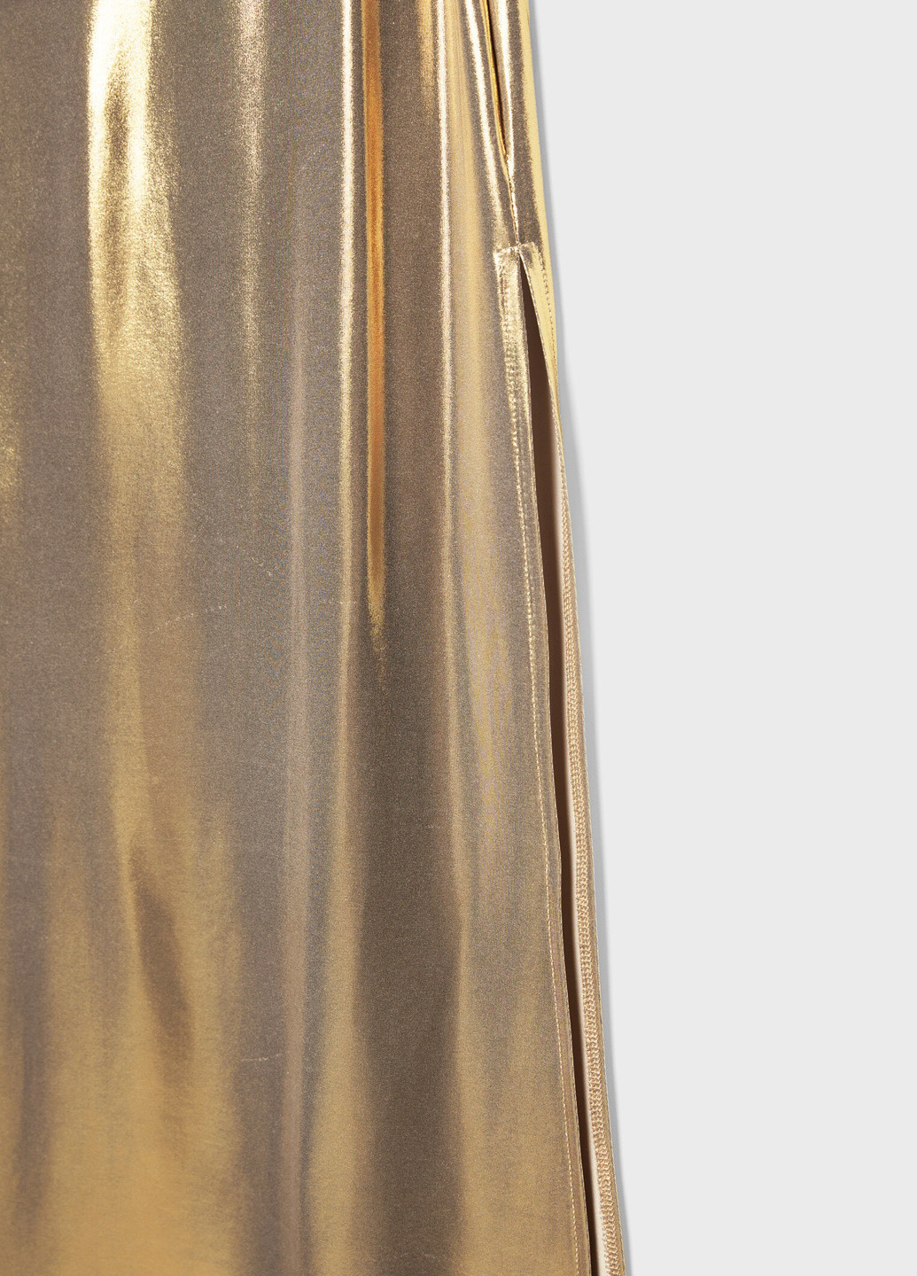 Золотая праздничный однотонная юбка Stradivarius