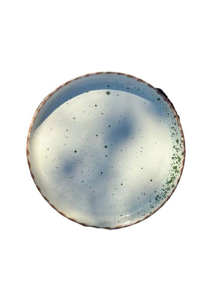 Тарелка с бортиком Декор Керамика Dragon Brown loft DKL-0022 22 см Декор Кераміка (269251959)