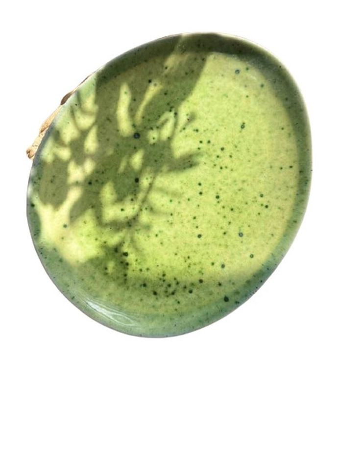 Тарілка овальна Greenday GD-0260-ТО 22х26 см салатова Декор Кераміка (269251991)