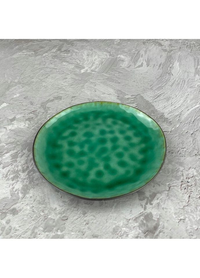 Тарелка Зеленая лагуна JM-1004 21 см Olens (269251506)