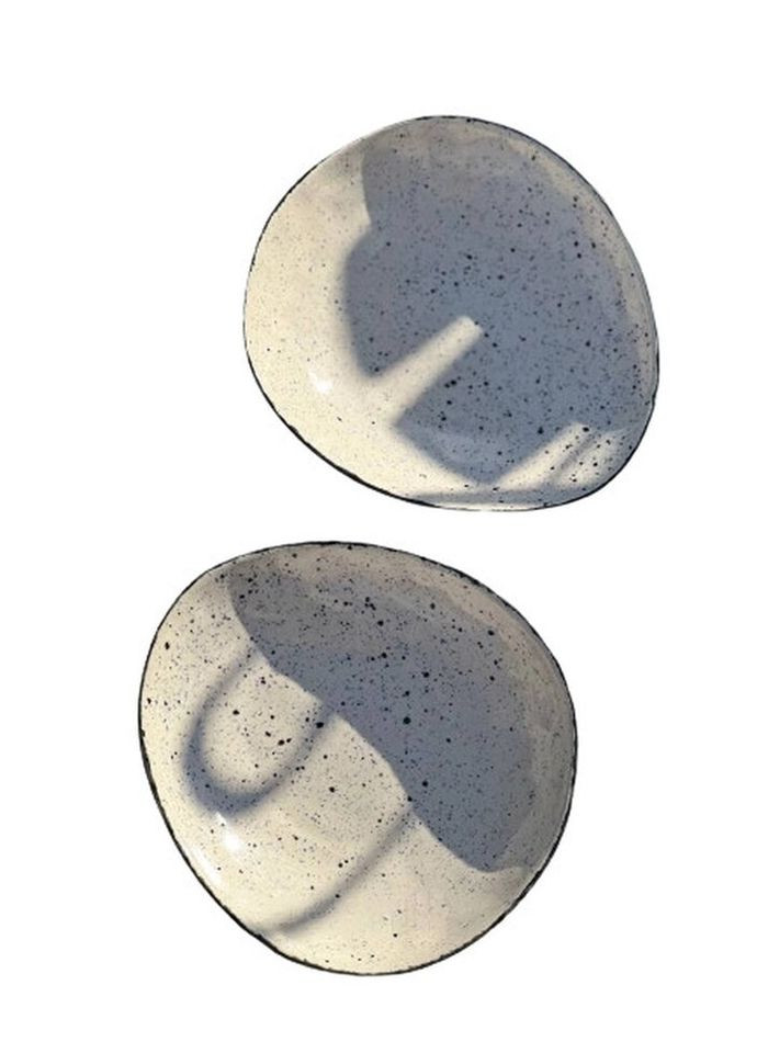 Тарелка для завтрака Декор Керамика Oreo Black OBL-70022 700 мл Декор Кераміка (269251777)