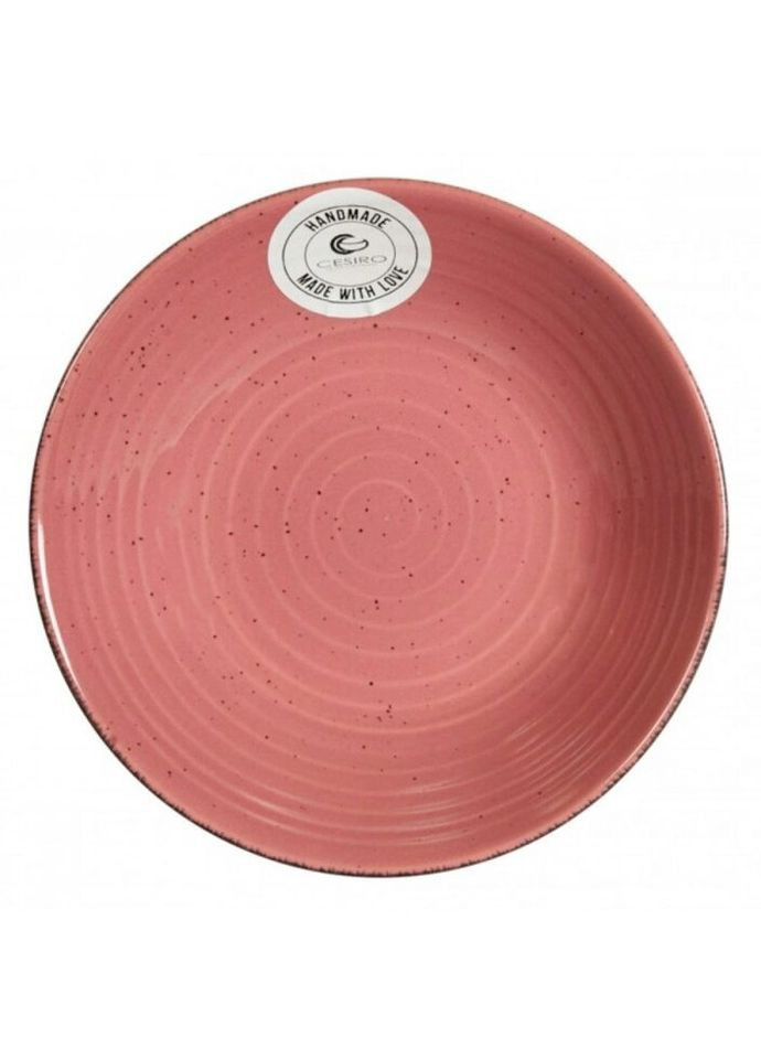 Тарелка суповая Spiral A2345S-G139 21 см розовая (уценка) Cesiro (269251752)