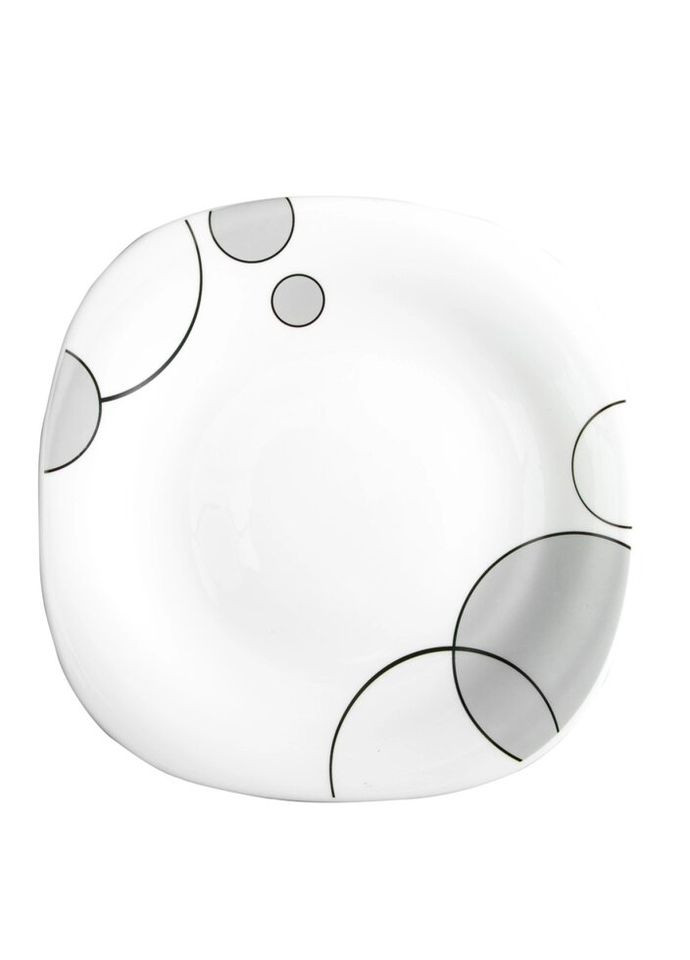 Тарелка десертная Серые пузыри V-215Sgb 21.5 см Vittora (269251854)