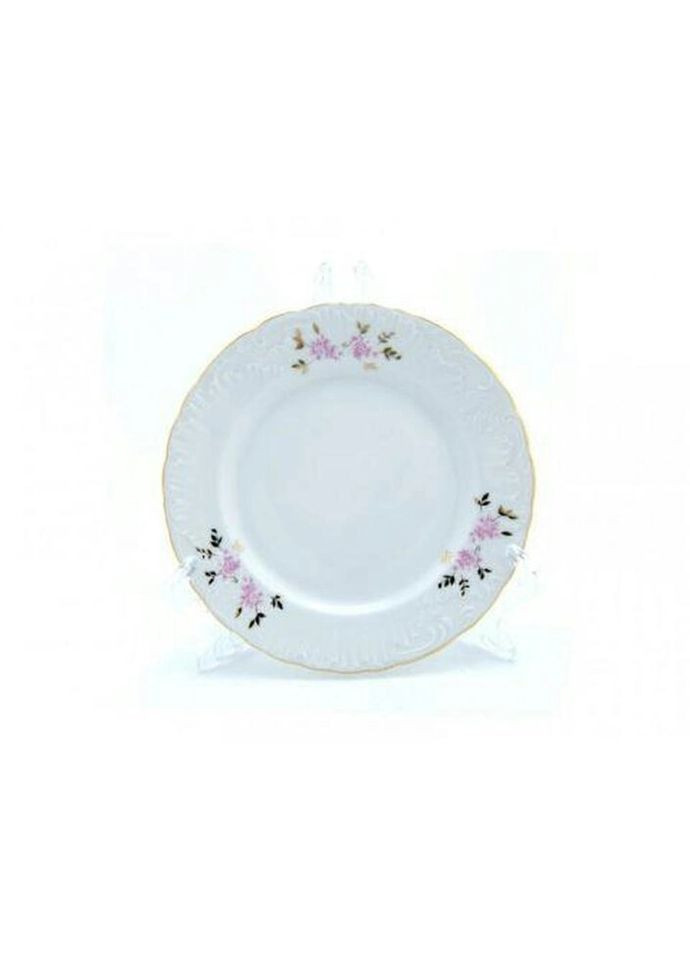 Тарелка обеденная Pink Flower 9704-25-T 25 см Cmielow (269252268)