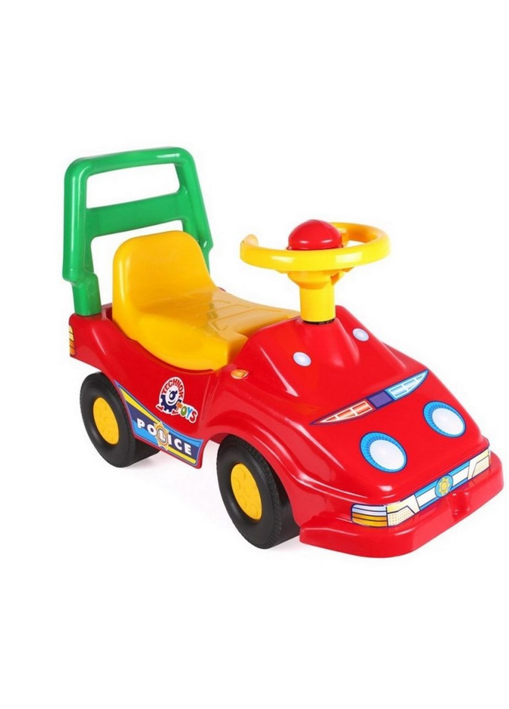 Детская каталка "Автомобиль для прогулок Эко" 1196TXK до 20 кг (Красный) ТехноК (269254443)