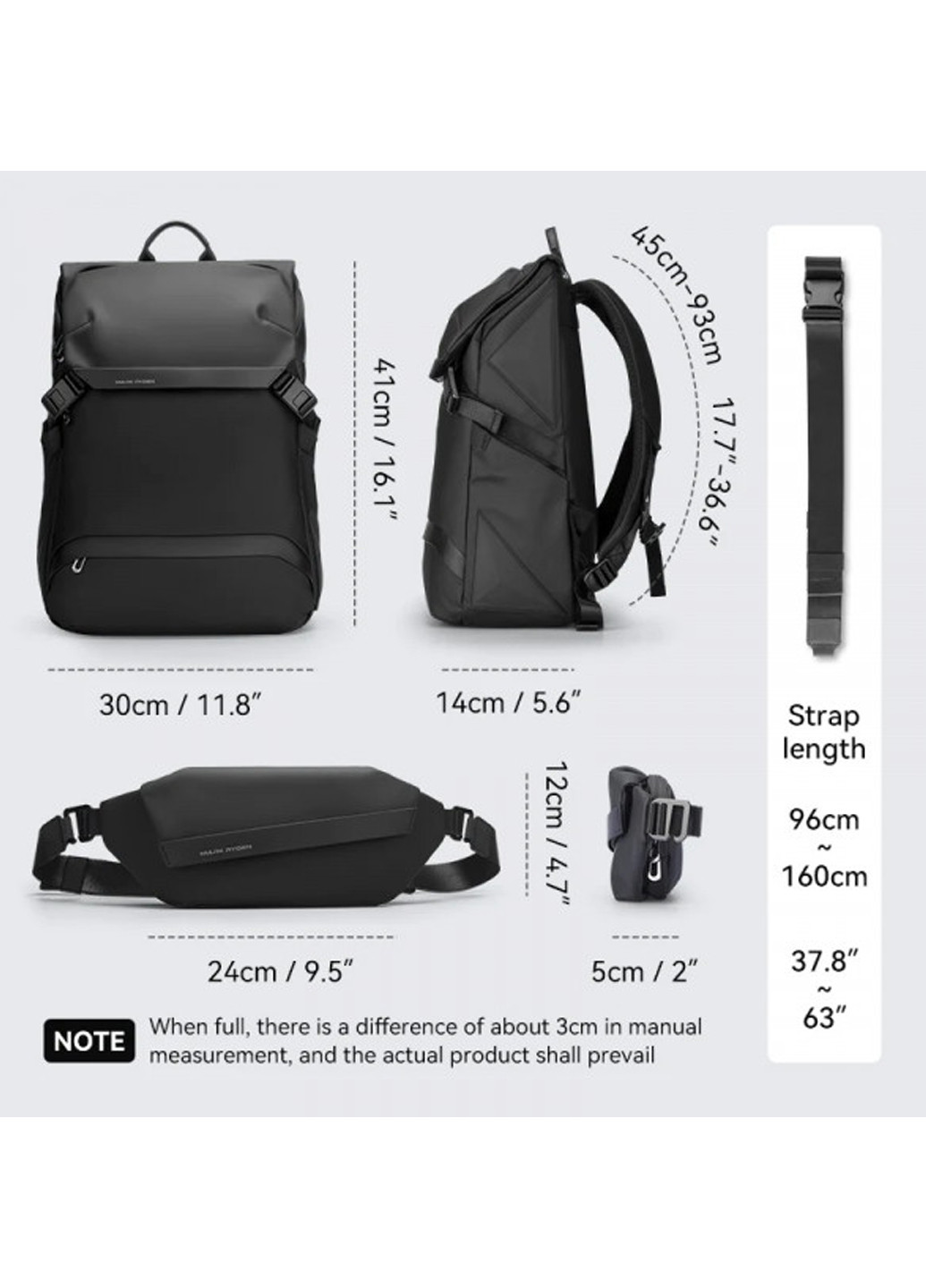 Рюкзак для города MR2859 с сумкой-бананкой Mark Ryden (269342112)