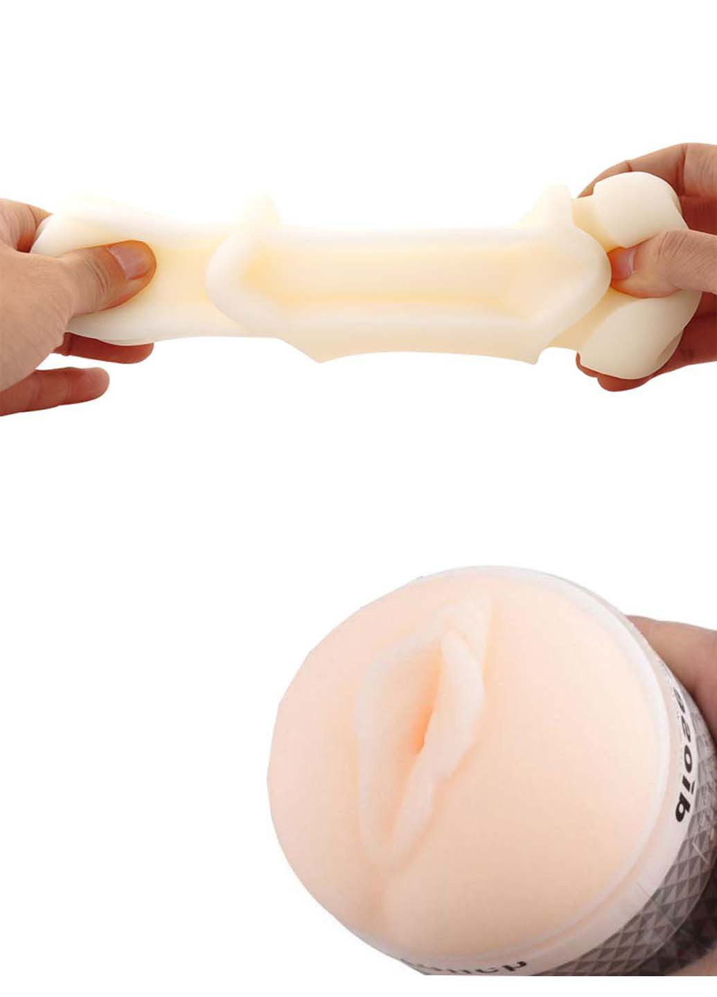 Багаторазовий реалістичний вакуумний мастурбатор Vagina Snail (269267371)