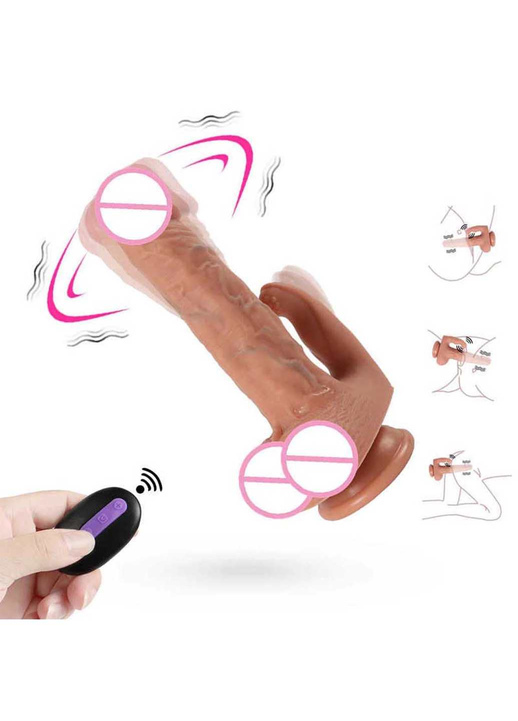 Фаллоимитатор с вибрацией и дистанционным управлением USB We Love (269267215)