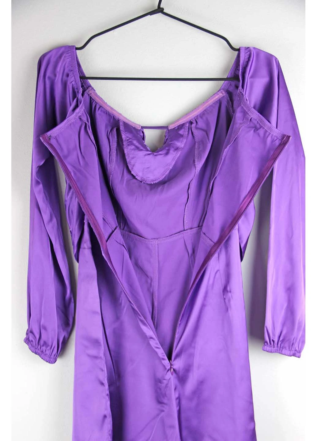 Комбінезон Boohoo 129873 фіолетовий повсякденний