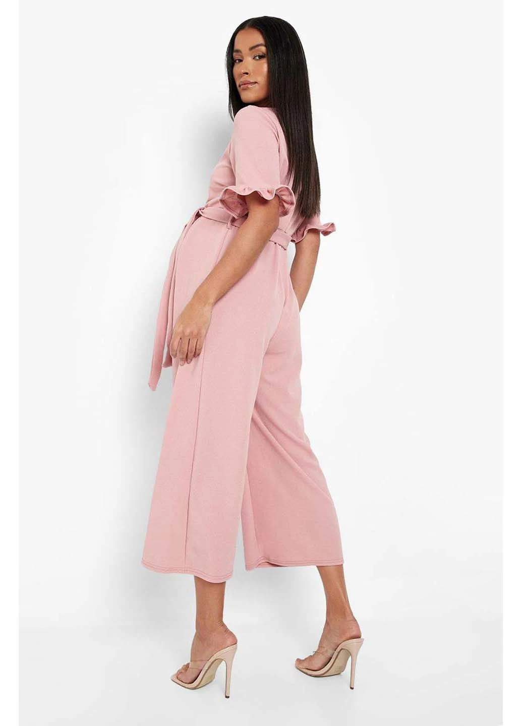 Комбінезон Boohoo 46736 рожевий повсякденний